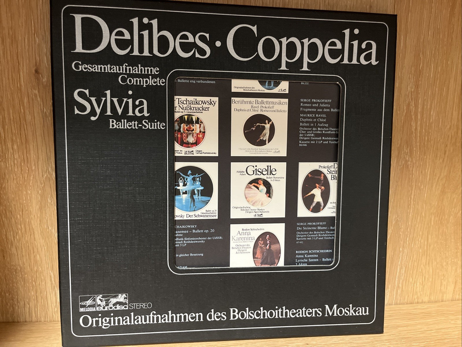 D027 Delibes Coppelia Sylvia Feier Mansurow 2LP Eurodisc 85 960 XDK Stereo