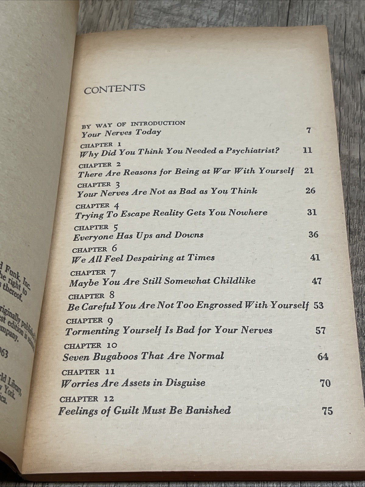 Cure Your Nerves Yourself By Dr. Louis E. Bisch 1963