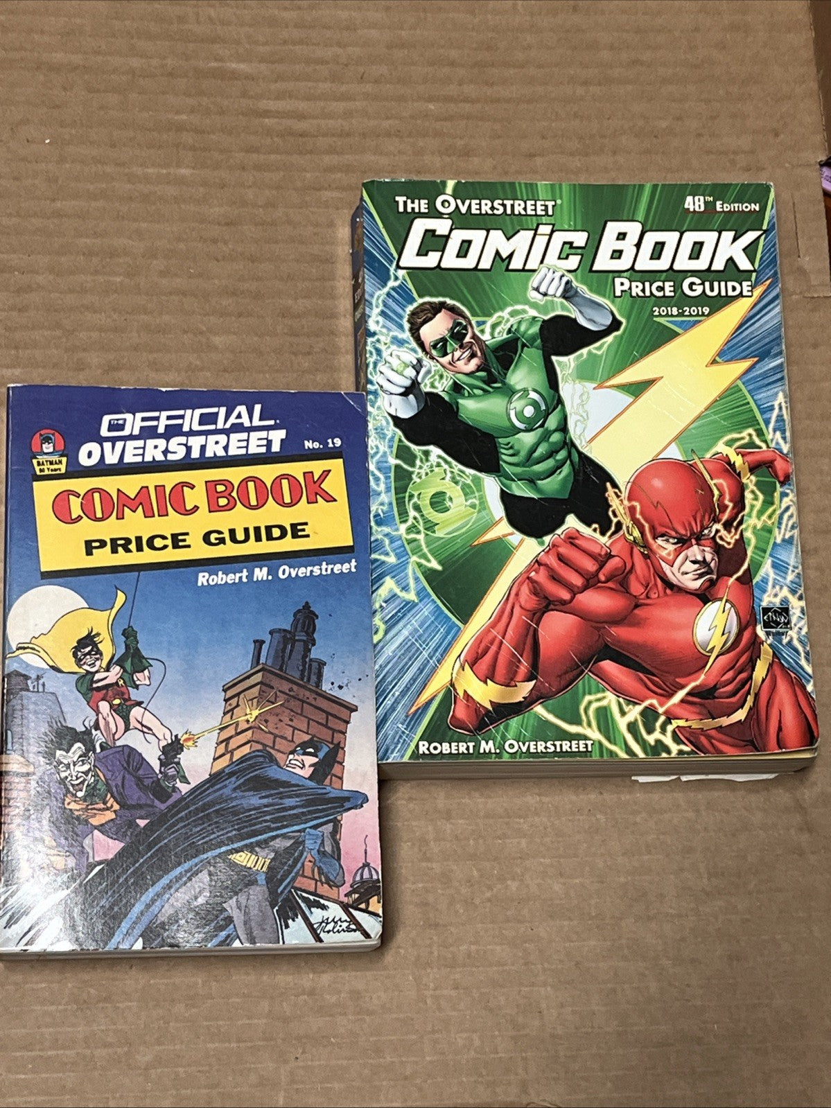 Official Overstreet Comic Book Price Guide  - 19 & 48 Edition 1989 | 2018-2019