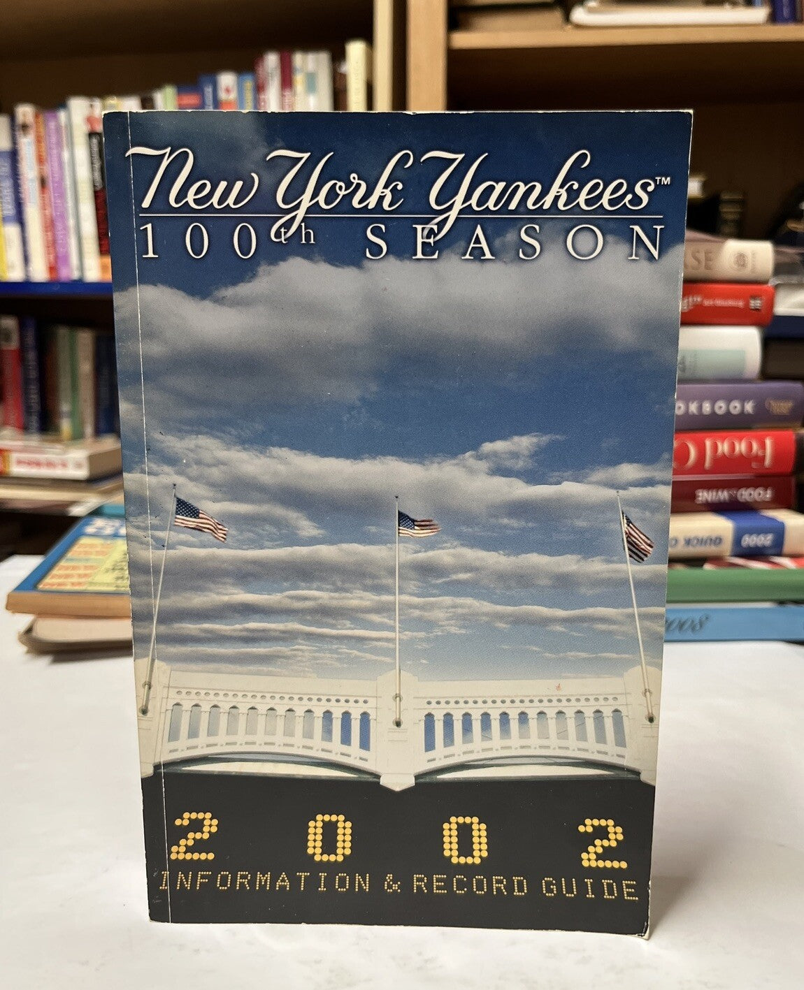 2002 N.Y.  YANKEES  MEDIA GUIDE OLD YANKEE STADIUM