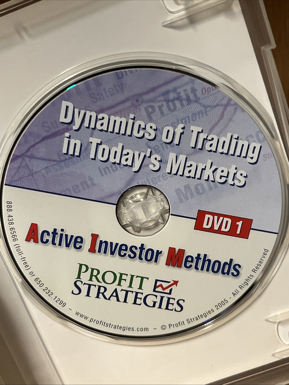 Profit Strategies: Active Investor Methods. Home Study Course 4book + 6 DVD +8CD