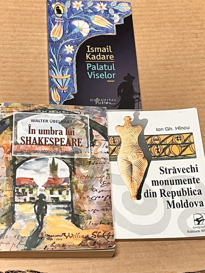Romania Book Lot of 3 Palatul Viselor | În umbra lui Shakespeare | Străvechi..