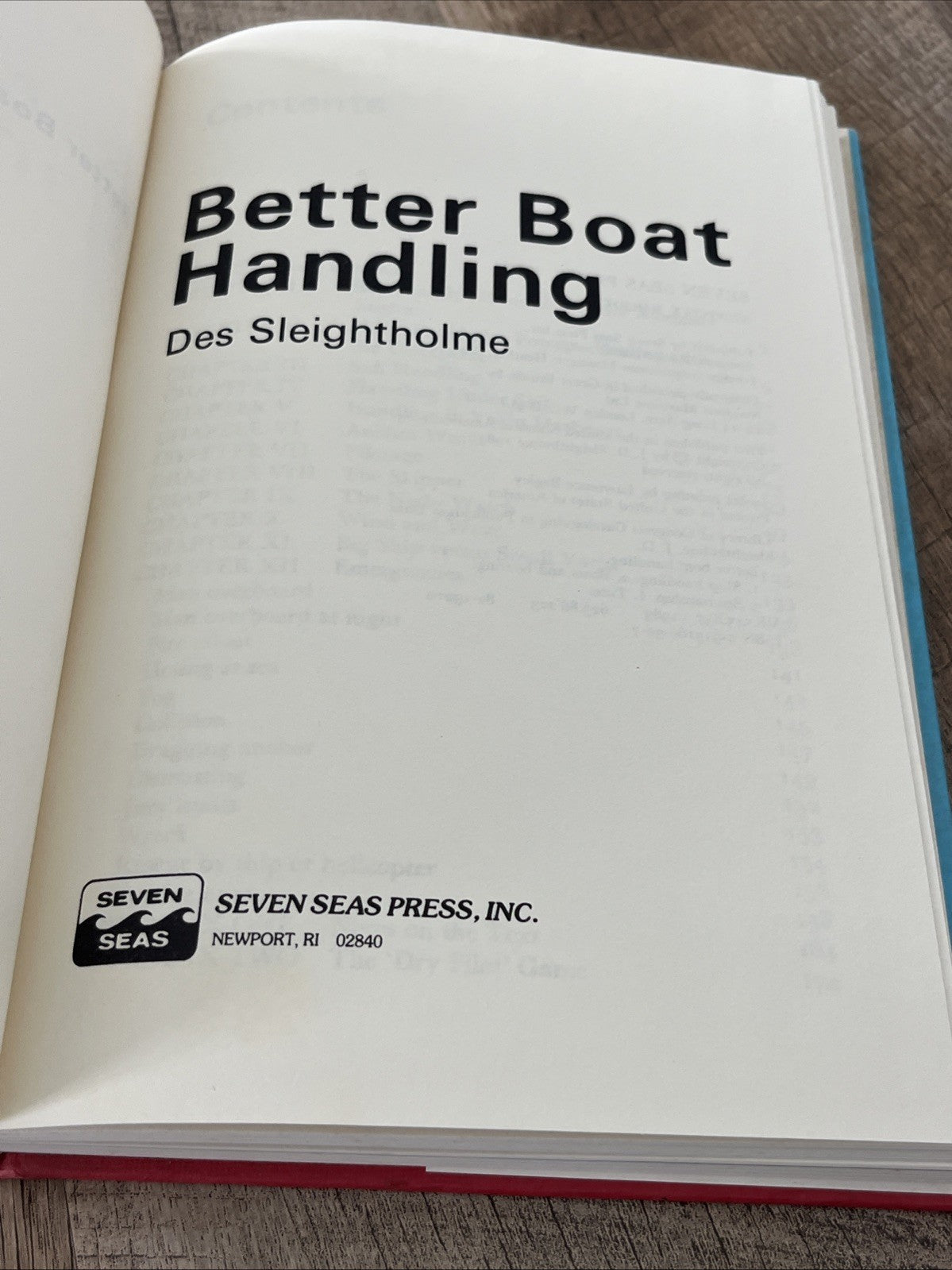 Better Boat Handling Des Sleightholme, Exercises in Causing Skills & Decision Mk