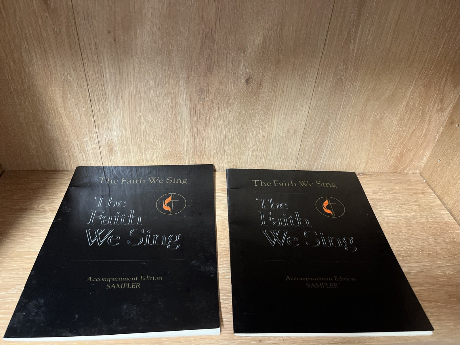 The Faith we Sing Sampler Accompaniment Edition Music Song Book Lot of 2 (1982)