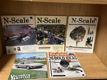 5x Popular Mechanics 20 Bold Idea, N-Scale, Catalog Of Accessorie Parts For RX-7