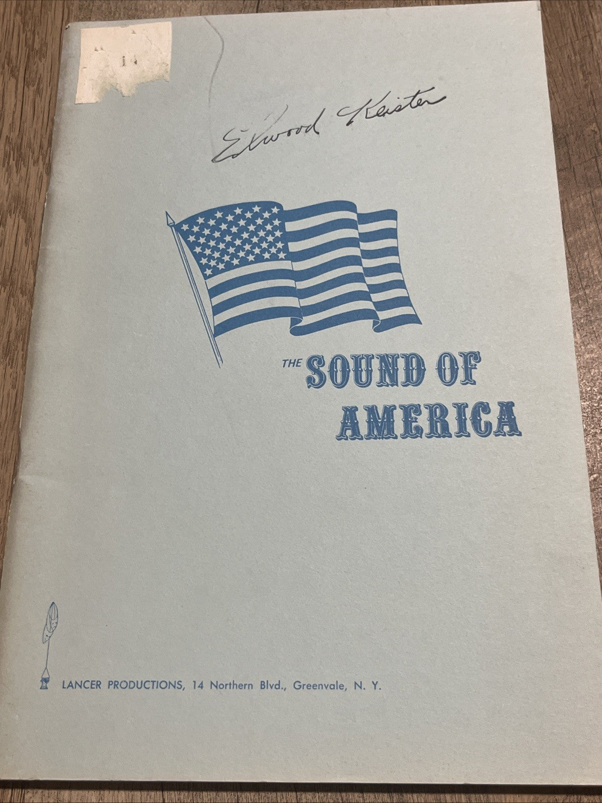 The Sound of America For Mixed Chorus, Narrator, And Piano 1963 Larry Wagner ..