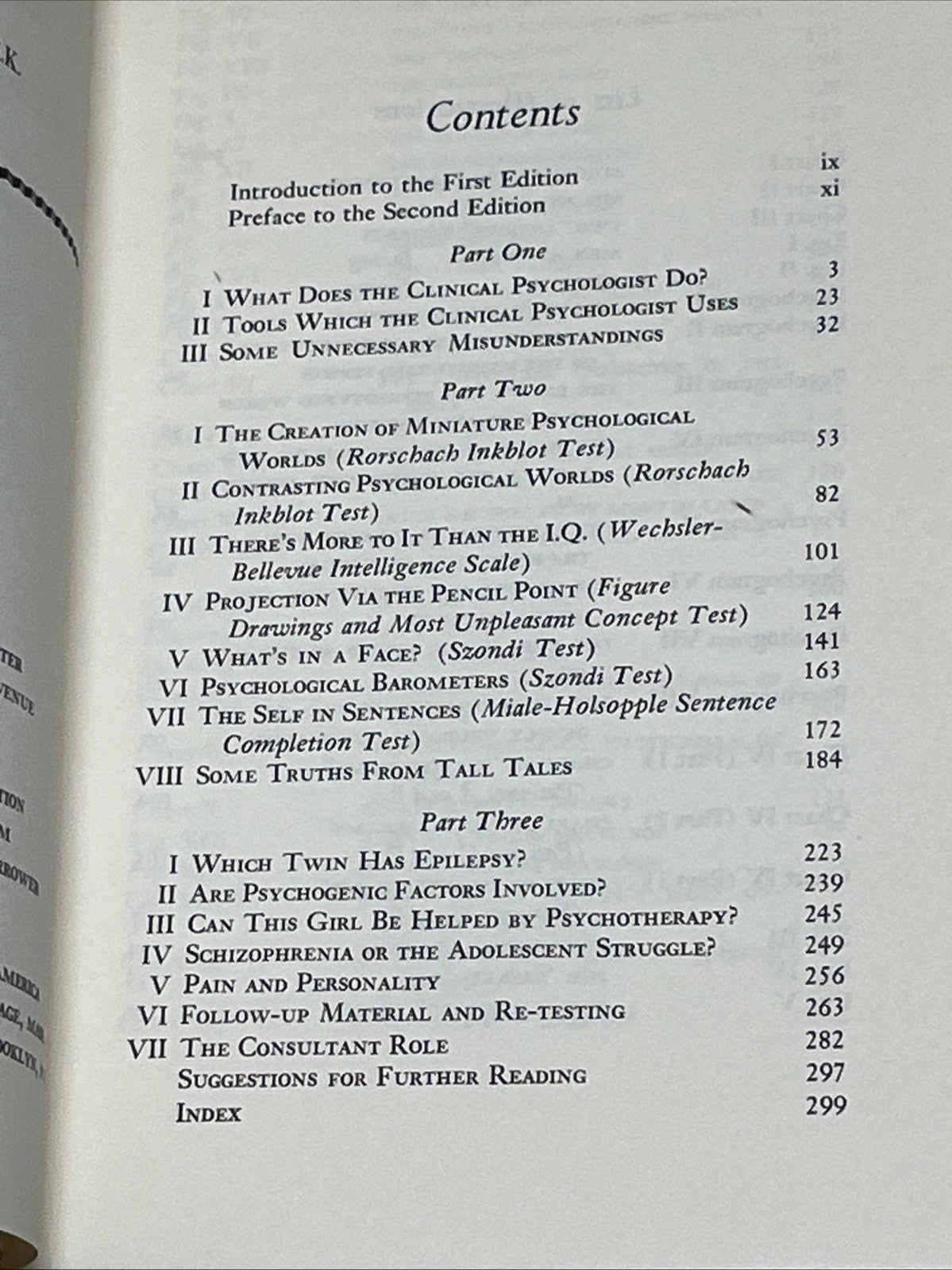 Appraising Personality. An Introduction to the Projective Techniques; Harrower
