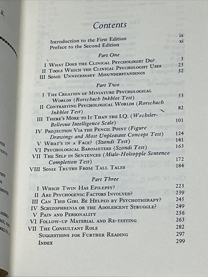 Appraising Personality. An Introduction to the Projective Techniques; Harrower