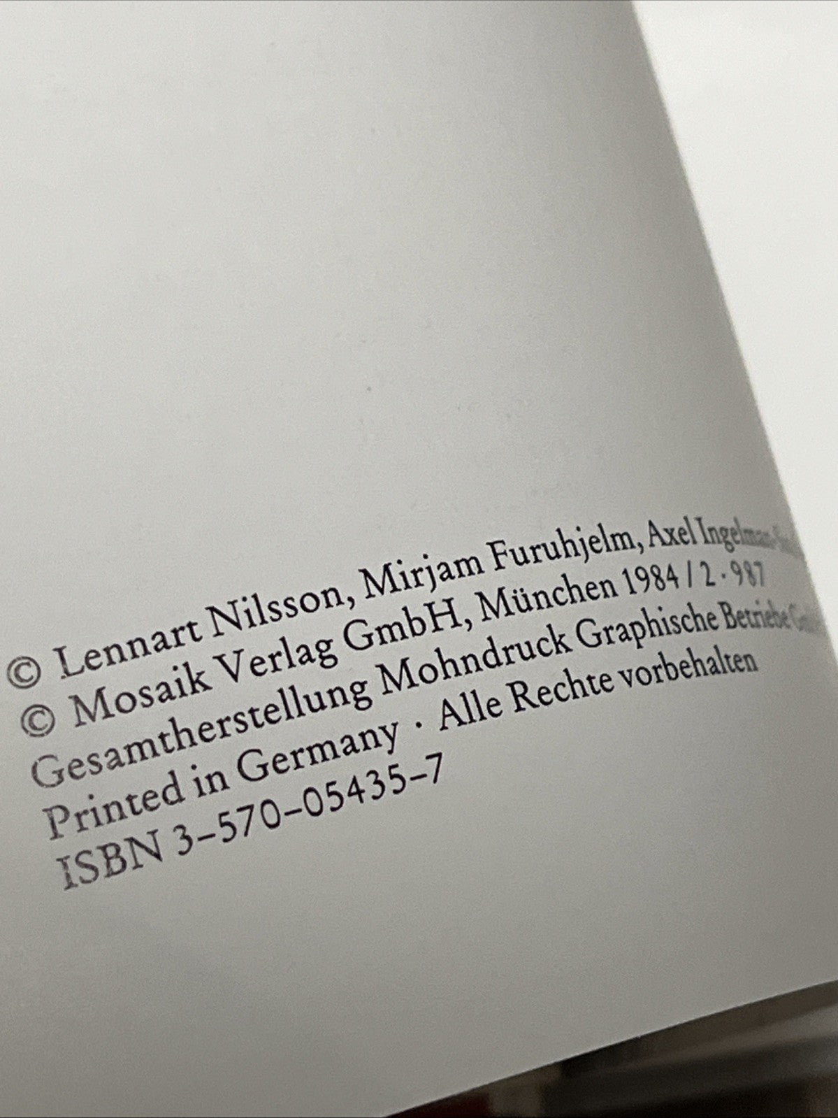 Ein Kind entsteht Bilddokumentation über die Entwicklung des  Lebens im
