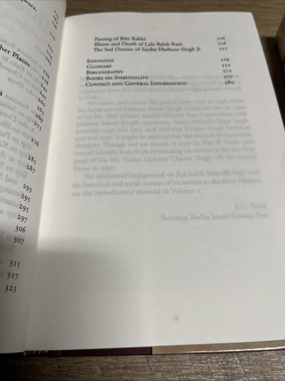 With The Three Masters Rai Sahib Munshi Ram Volume 2 & 3 Radha Soami Satsang ..