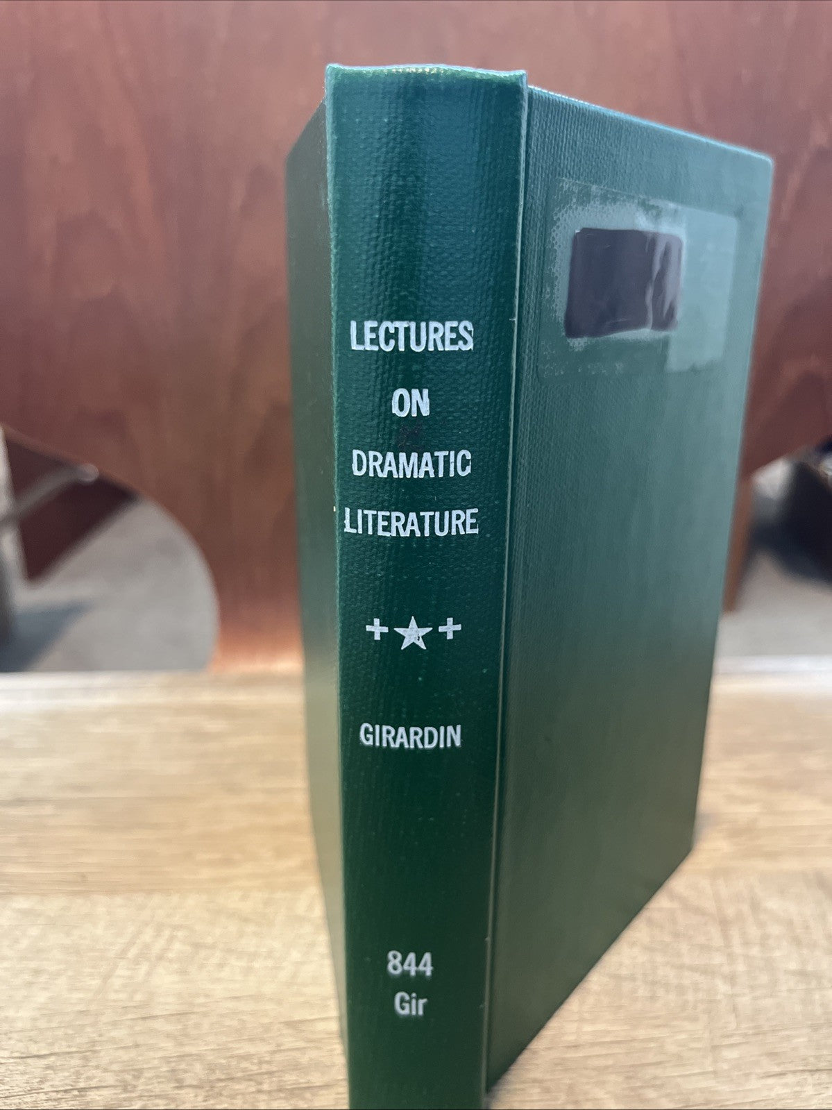 Lectures on Dramatic Literature, or the Employment of the Passions..by Barnwell
