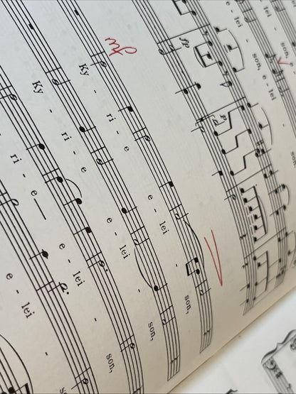 Schubert Mass In G Soprano Tenor Bass Full Chorus Organ Strings 1954