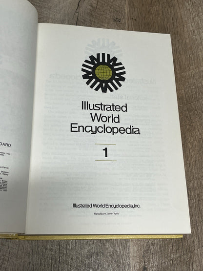 Illustrated World Encyclopedia  Volume 1 - 15 Complete Set 1972