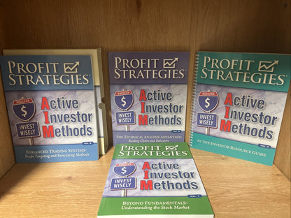 Profit Strategies: Active Investor Methods. Home Study Course 4book + 6 DVD +8CD