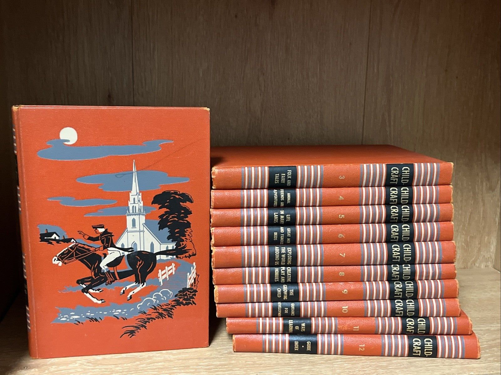 Vintage 1949 Childcraft Book Sets Volume 2--12 Vintage