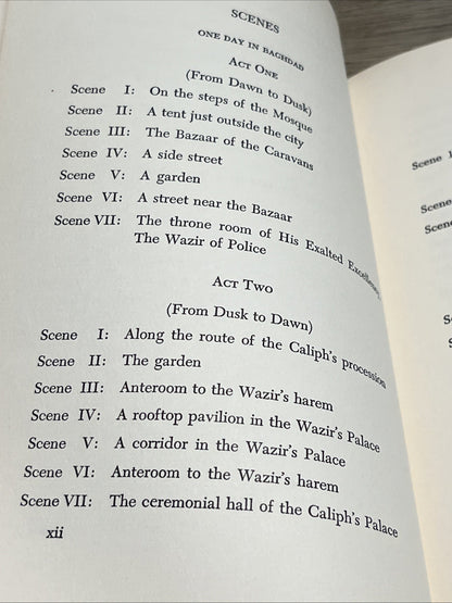KISMET A MUSICAL ARABIAN NIGHTS BY CHARLES LEDERER And Luther Davis 1954