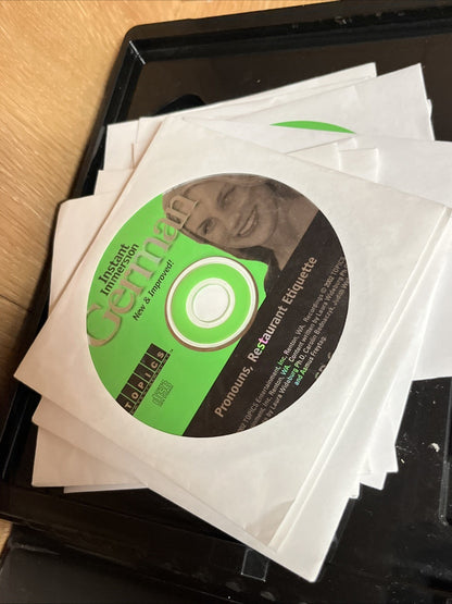 Instant Immersion German Lab 11 CD, A Workbook And Phrase Book