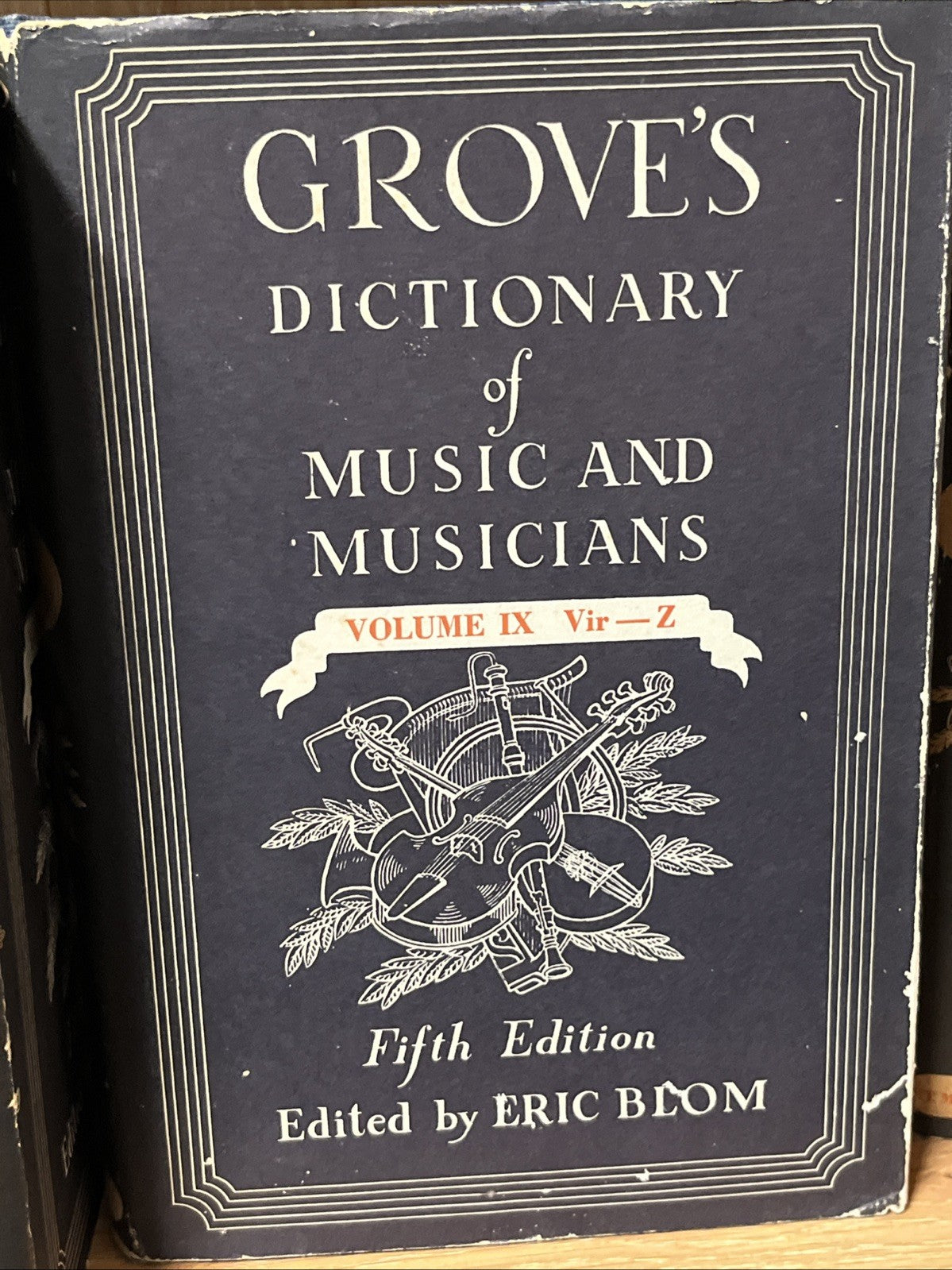 Grove Dictionary of Music and Musicians 5th Ed Complete Set Vol 1 - 10 (A — Z)