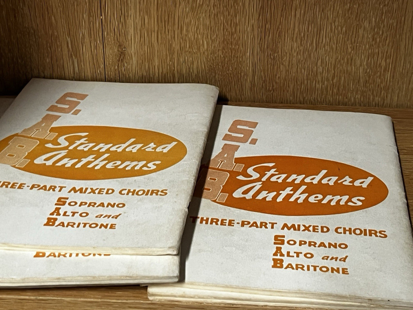 Lot 6 SAB Standard Anthems for Three Part Mixed Choirs Soprano, Alto & Baritone