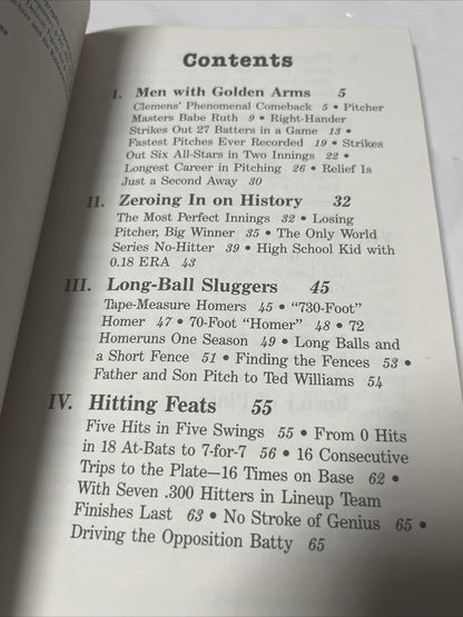 Baseball : The Startling Stories Behind the Records by Jim Benagh (1987)