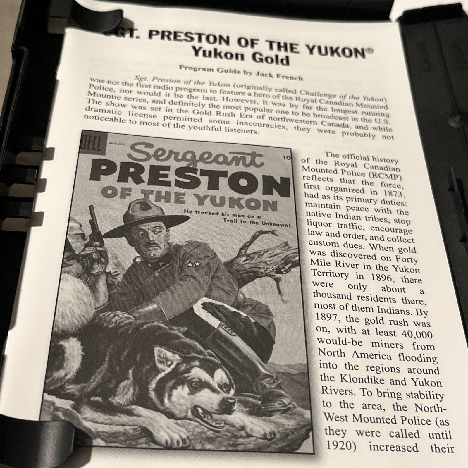 Sergeant Preston of the Yukon Klondike Gold 6 CD’s Radio Spirits