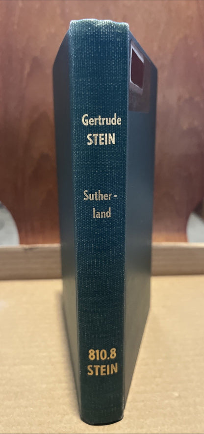 Gertrude Stein : A Biography of Her Work by Donald Sutherland 1951 1st Edition