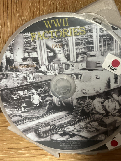 WW2 DVD’s Set of 5 - Bomber Factory | Airborne Gliders 82ns & 101st / XB-70 Volk
