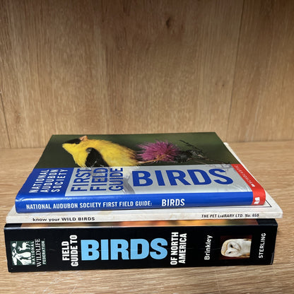Bird Books Lot of 3 Audubon Society, NWF, The Pet Library LTD
