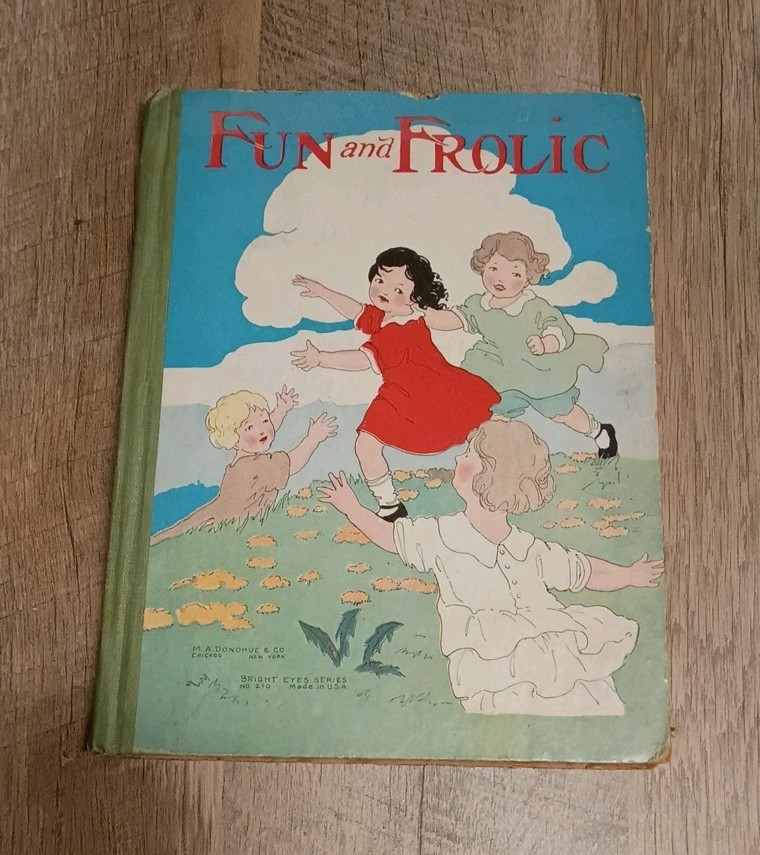 Fun and frolic by m.a. donohue & co bright eye series #210 profusely illustrated