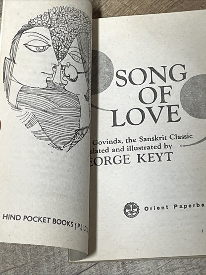 George Keyt Book : SONG OF LOVE :  1st Edition Rare Collection