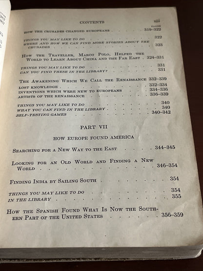 Westward Toward America 1st Edition By Marion G Clark & Wilbur Fisk Gordy 1929