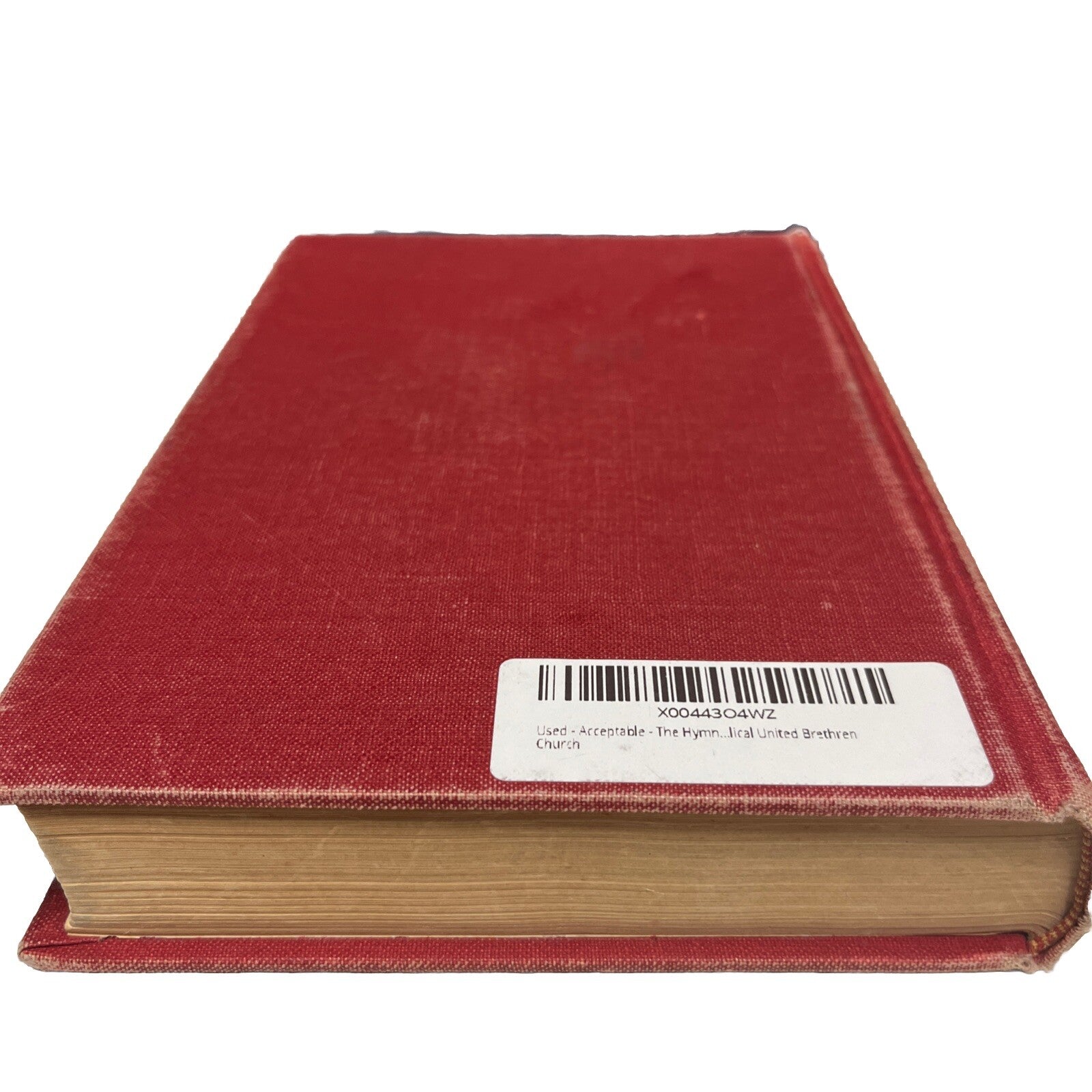 Vintage 1957 Evangelical United Brethren Hymnal Red Hardcover Christian Gospel