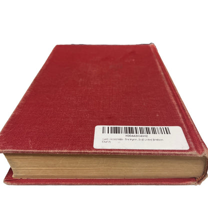 Vintage 1957 Evangelical United Brethren Hymnal Red Hardcover Christian Gospel