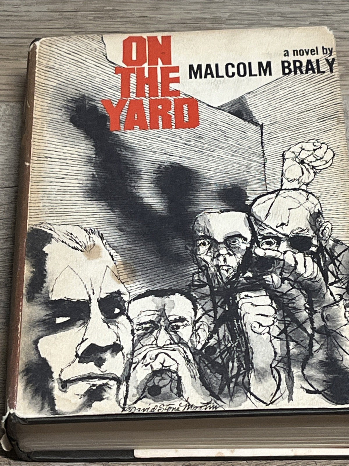 On The Yard Malcolm Braly First Edition HC/DJ Prison Life RARE 1967