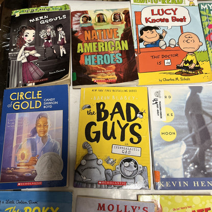 Bulk Lot of 15 Children's Paperback Picture Books Random Mix - acceptable