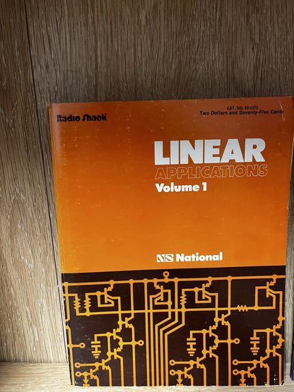 LINEAR APPLICATIONS Volume 1 and 2 Radio Shaek book 1969