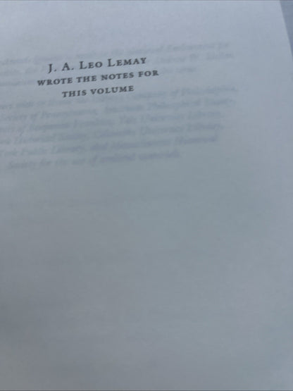 Benjamin Franklin & J. A. Leo Lemay FRANKLIN Writings Library of America 3rd Pri