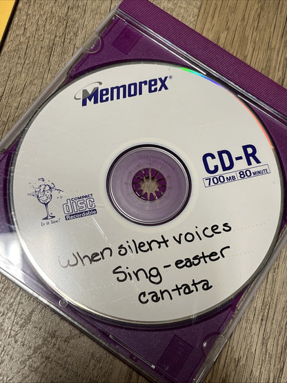 When Silent Voices Sing Encounters with Christ Choral Drama by Long & Pote CD-R