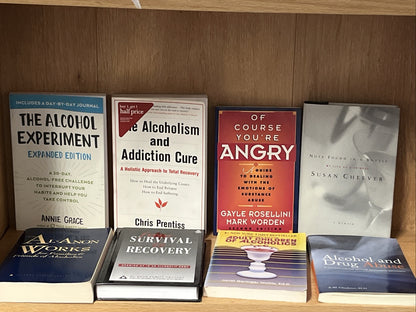 Lot of 8  Alcohol Experiment, Addiction Cure, Families & Friends Recovery Drug