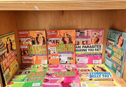 First for Women Magazine On the go Lot of 8  Issue -The Cab That Melt Fat