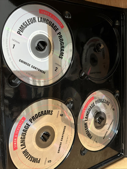 Pimsleur Chinese Cantonese Language  Program 15 Audio CDS & BOOK Missing Vol 3,4