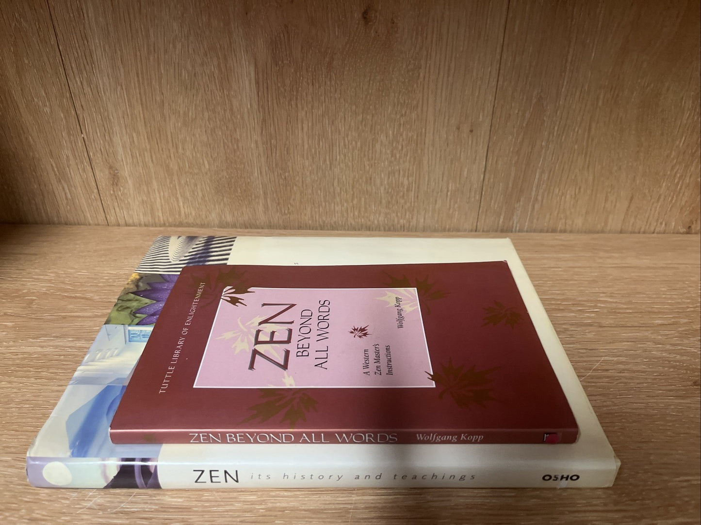 Zen Book Lot of 2  Wolfgang Kopp & OSHO Zen History Teaching Human Consciousness