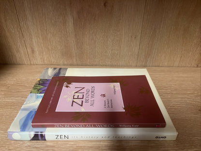Zen Book Lot of 2  Wolfgang Kopp & OSHO Zen History Teaching Human Consciousness