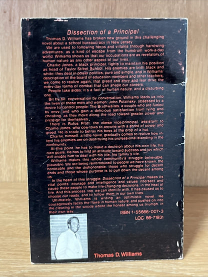 Dissection of a Principal by Thomas D. Williams SIGNED COPY
