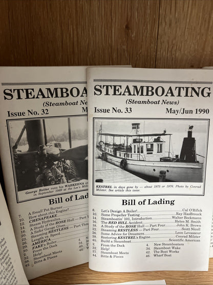 Lot of 13 Steamboating News Issues Mag Fomerly Steamboat News 1990/1991/1992