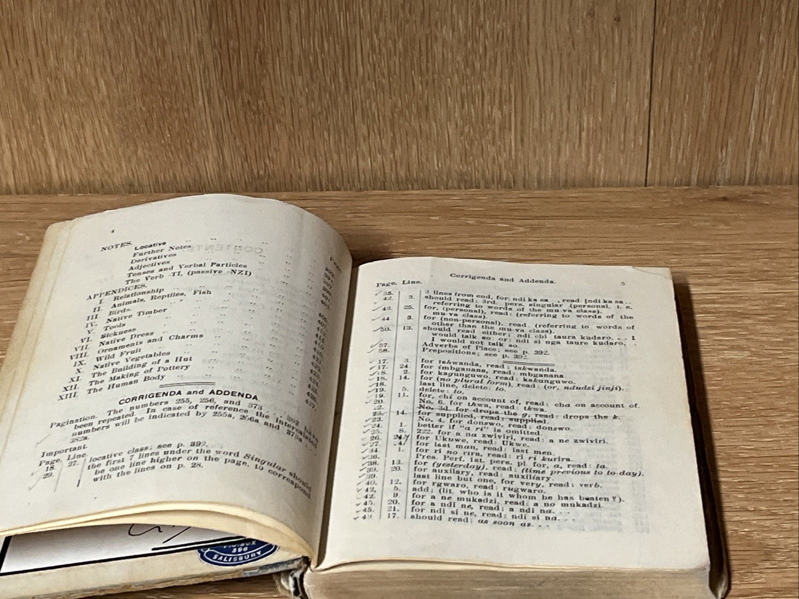 Chiswina Grammar with English-Chiswina Dictionary & Chiswina-English Vocabu 1927