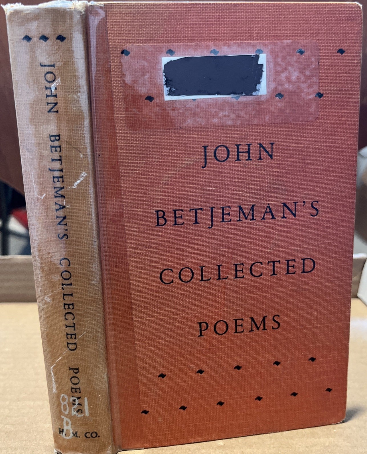 John Betjeman's Collected Poems / 1st Edition 1959