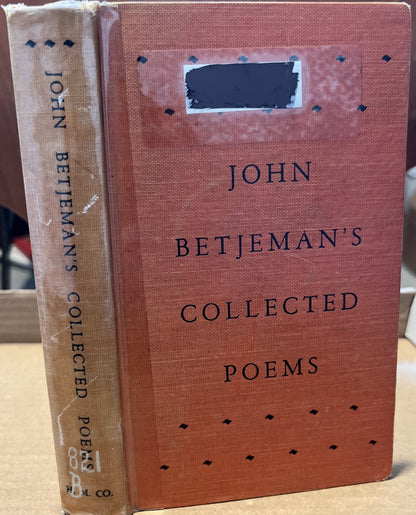 John Betjeman's Collected Poems / 1st Edition 1959