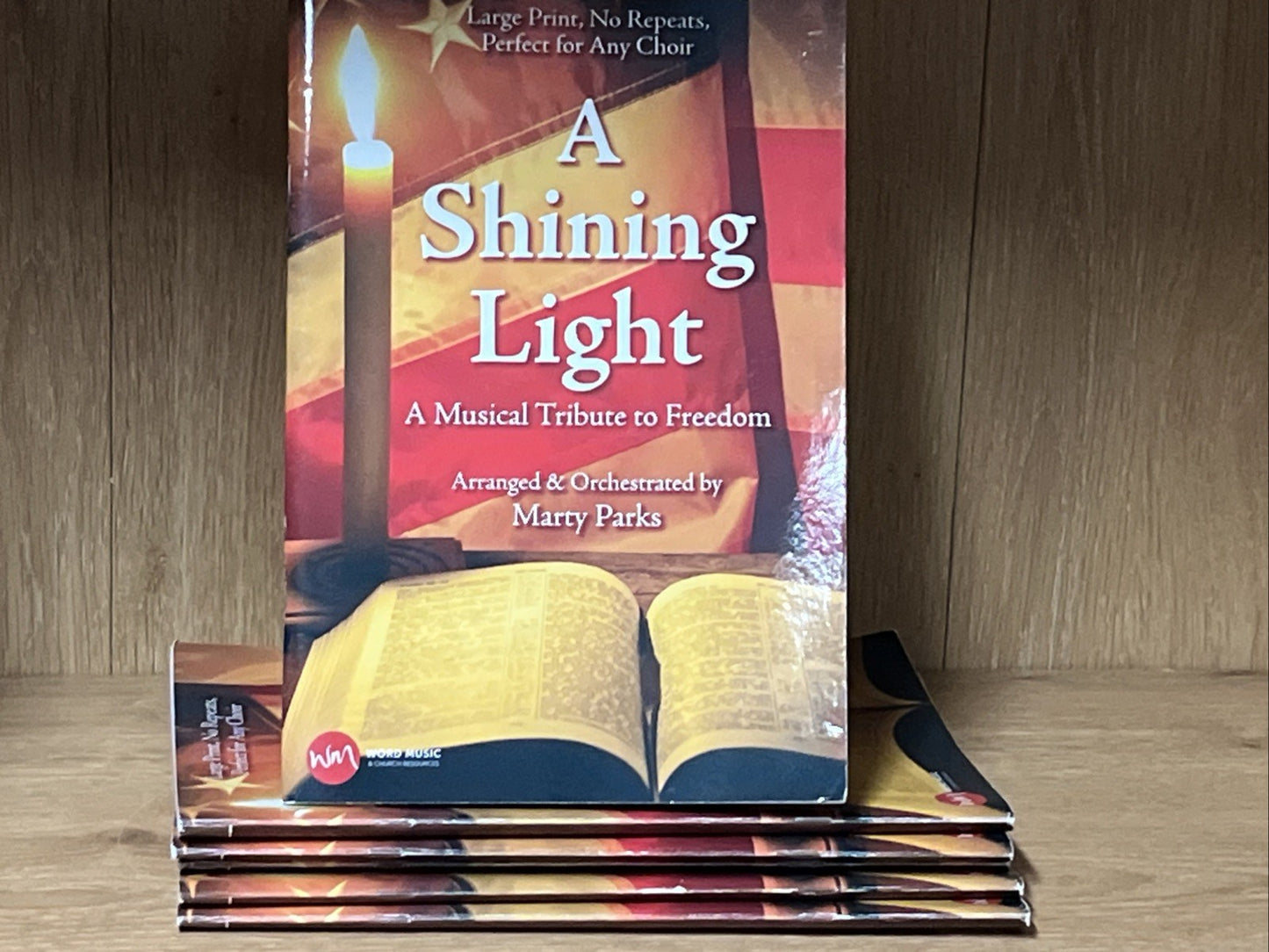 Lot of 6 A Shining Light : A Musical Tribute to Freedom Book Marry Parks