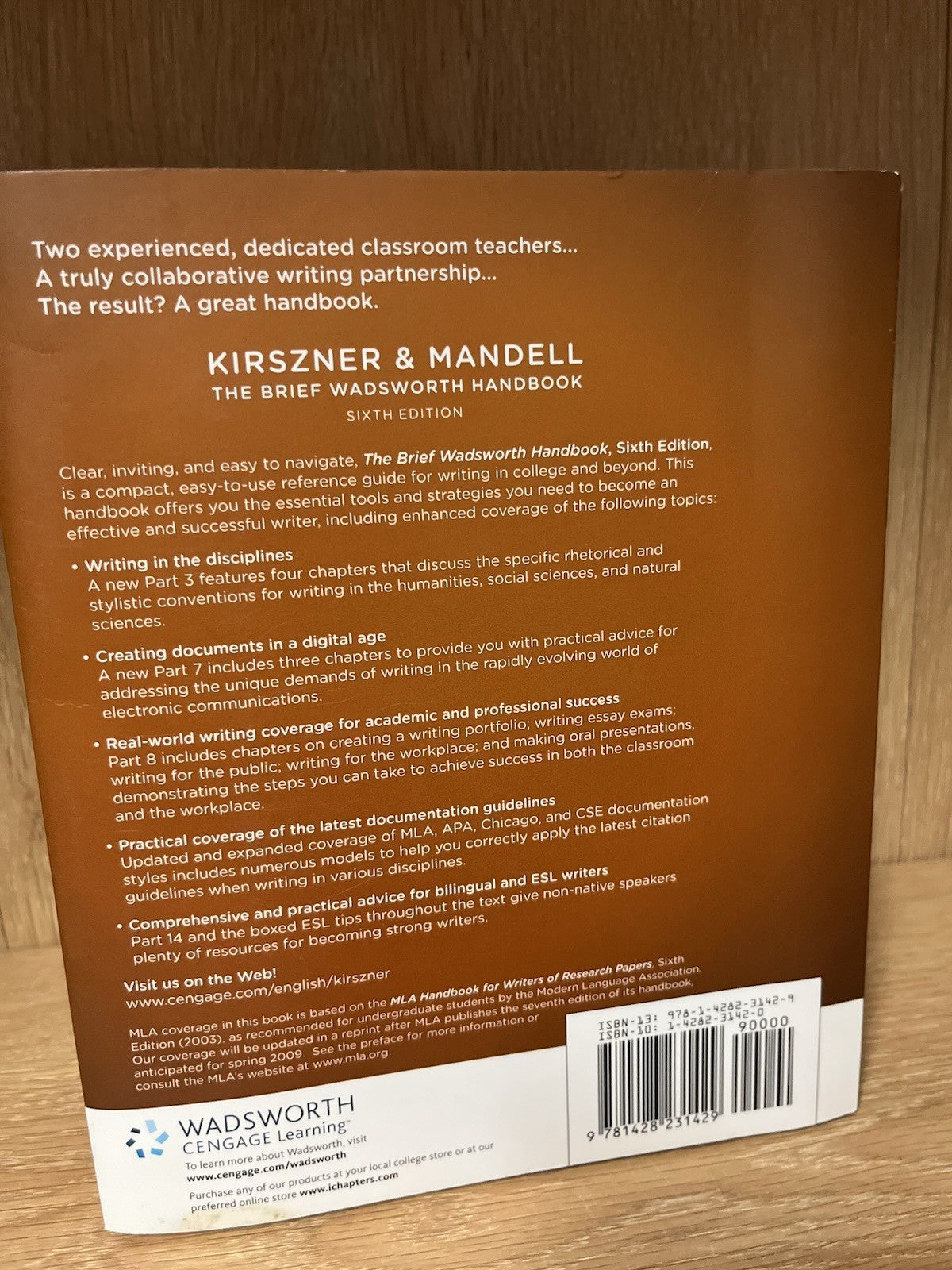 The Brief Wadsworth Handbook 6th Edition by Laurie G Kirszner
